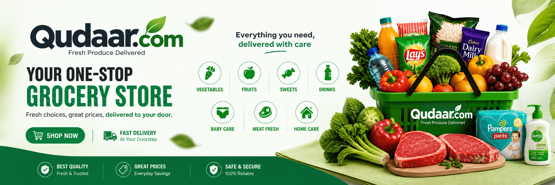 Fresh Groceries Banner